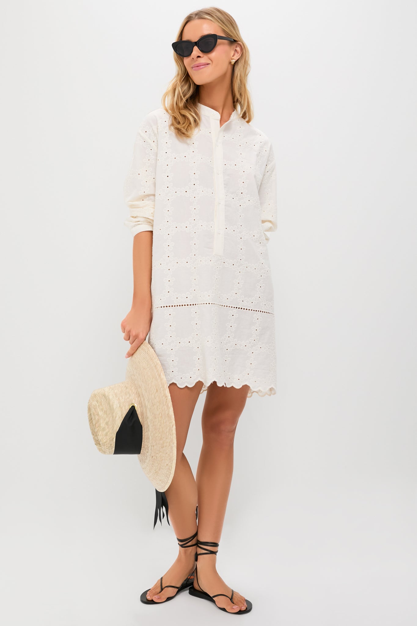 Ivory Eyelet Penny Dress