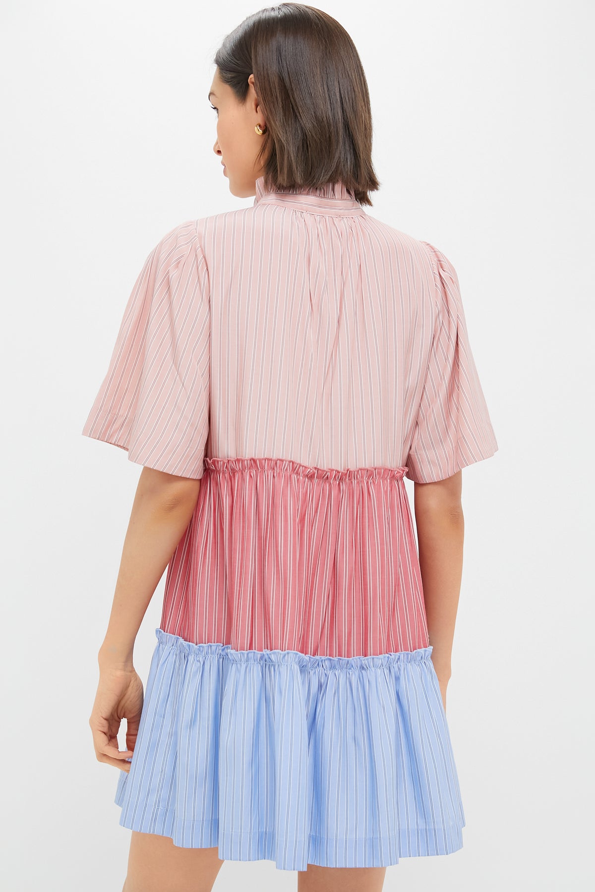 Ruby and Cornflower Stripe Colorblock Crawford Dress | Tuckernuck