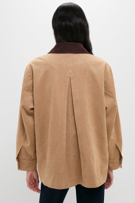 Vegan Suede Barnaby Barn Jacket