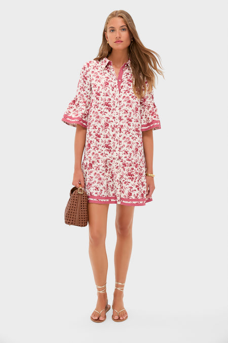 Pomegranate Bloom Rowe Dress