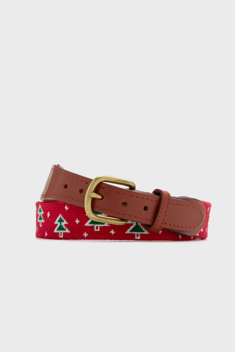 Oh Christmas Tree Needlepoint Belt