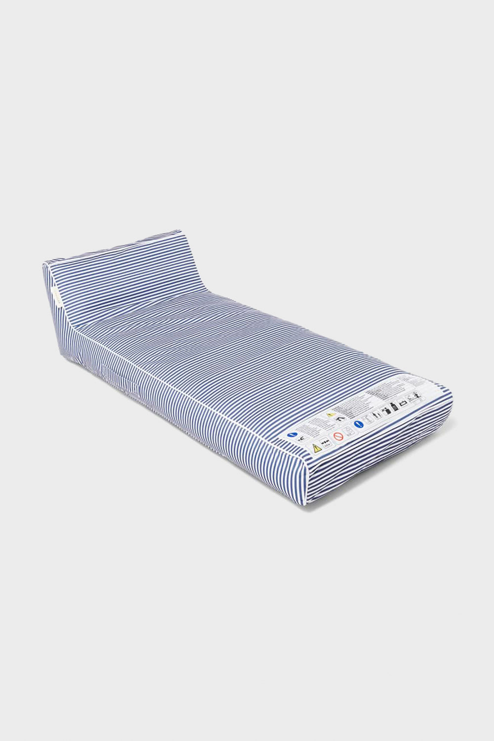 Navy Stripe Luxe Lie-on Lounger Float