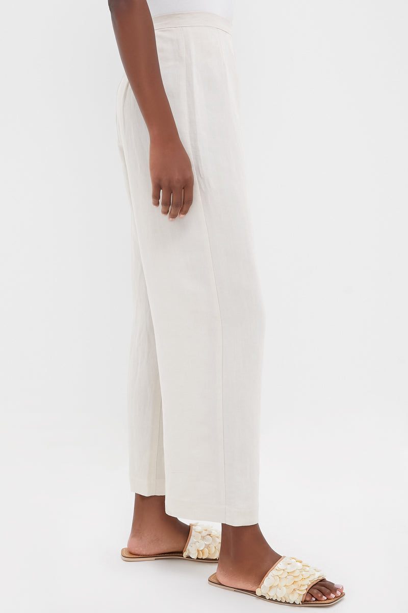 Natural Linen Roma Pant