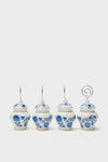Set of 4 Ginger Jar Placecard Holders in Gift Box