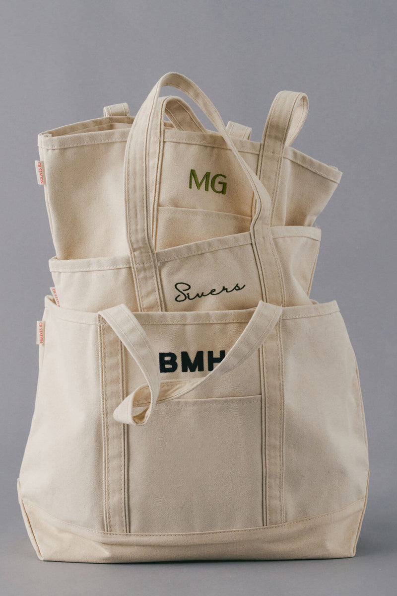 Natural Medium Canvas Tote