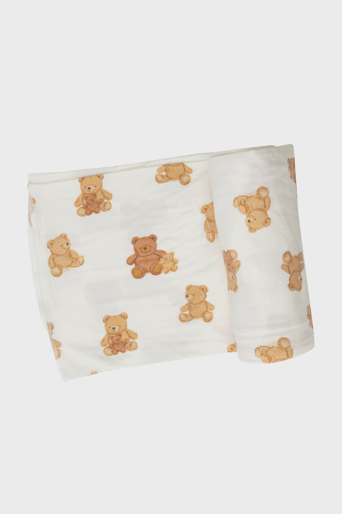 Teddy Bear Swaddle Blanket