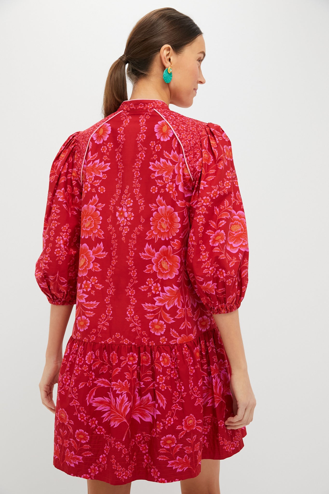 Red Olivia Mini Dress | Farm Rio Red Olivia Mini Dress | Farm Rio