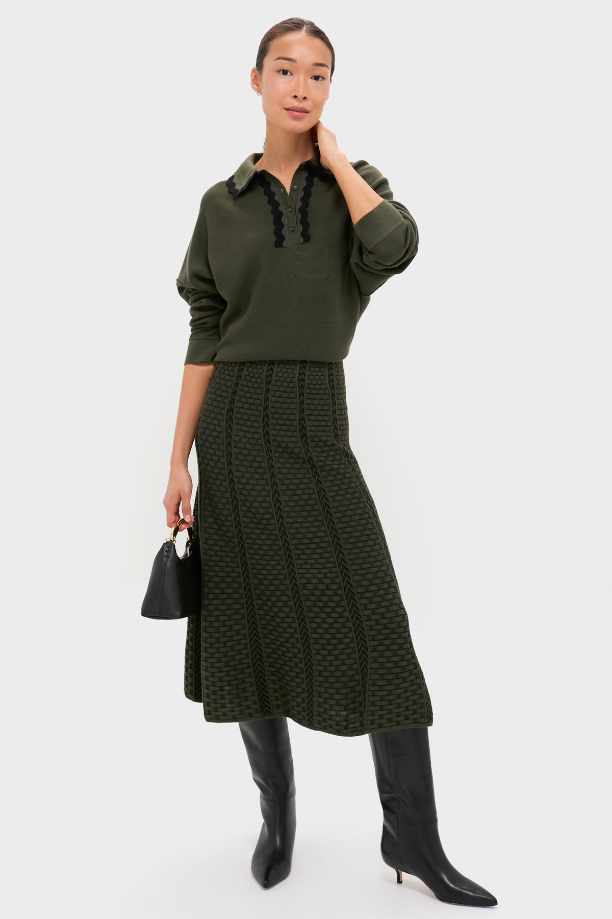 Khaki Alabama Skirt