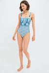 Blues Patchwork Onda Zoe One Piece