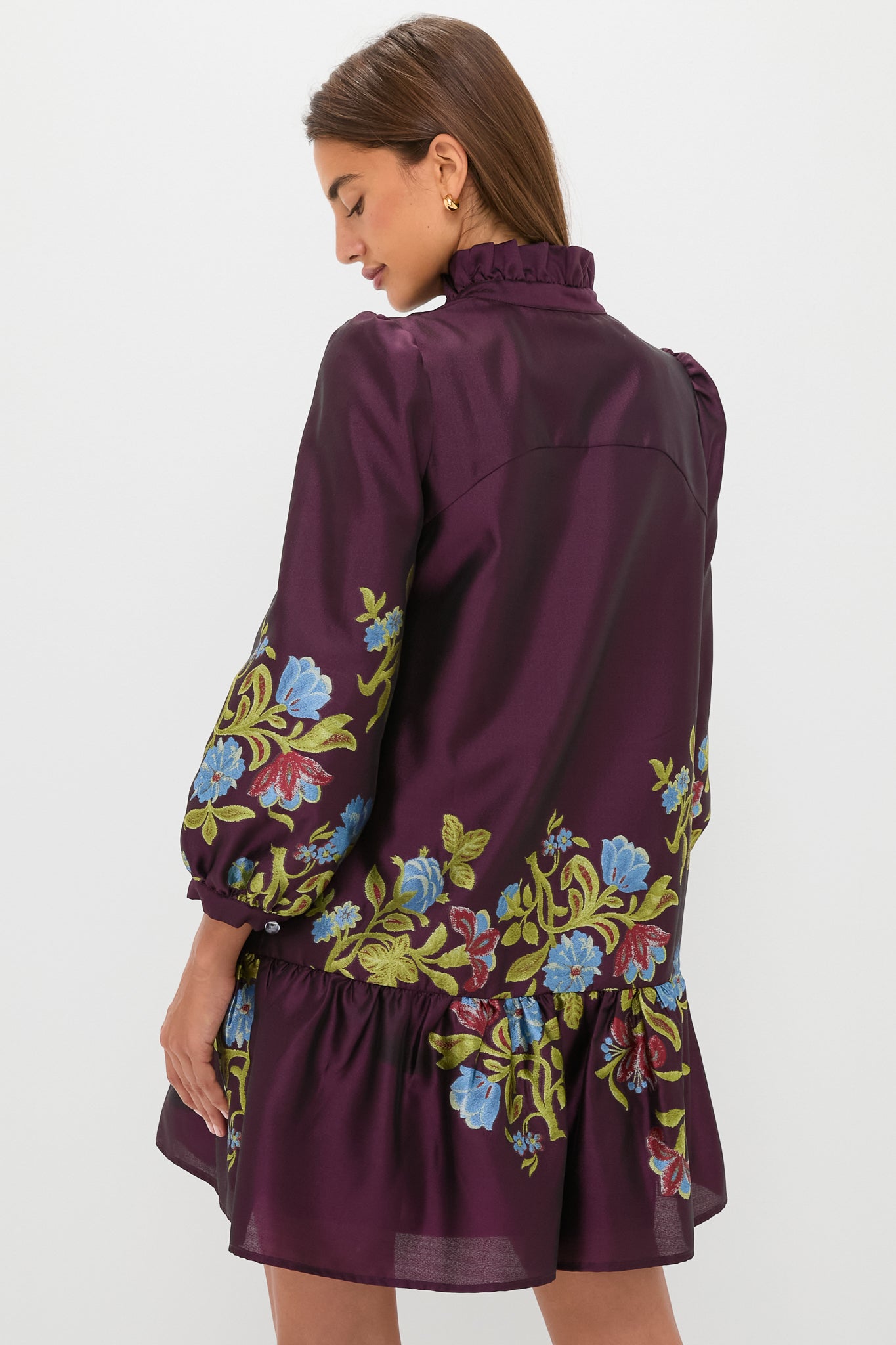 Winetasting Dianthus Jacquard Palmerston Dress
