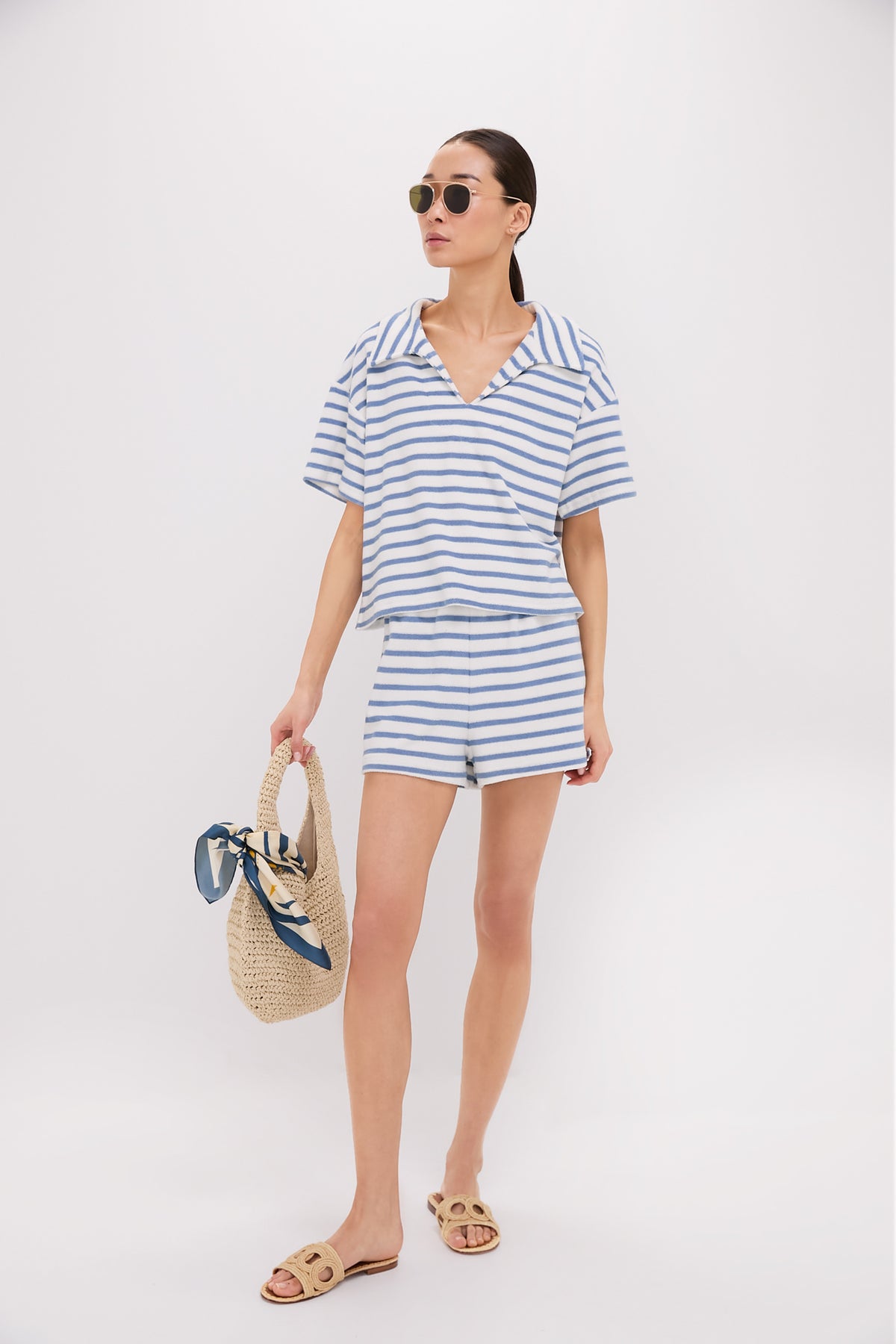 Striped Terrycloth Tybee Top