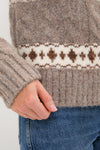 Striped Fair Isle Kinvara Cardigan