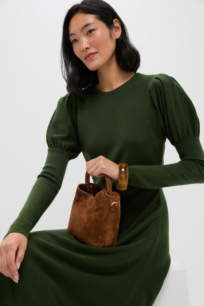 Pomander Place Olive Brielle Sweater Dress Olive / S Pomander Place Olive Brielle Sweater Dress Olive / S