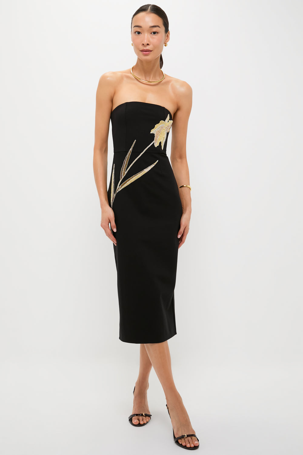 staud beaded dress Night Iris Brooke Dress
