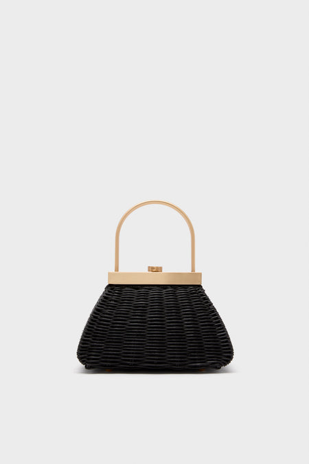 Black Estelle Top Handle