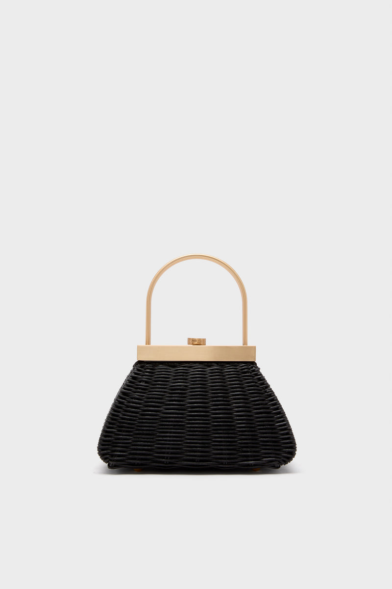 Black Estelle Top Handle