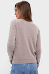 Wheat Cashmere Crewneck Sweater