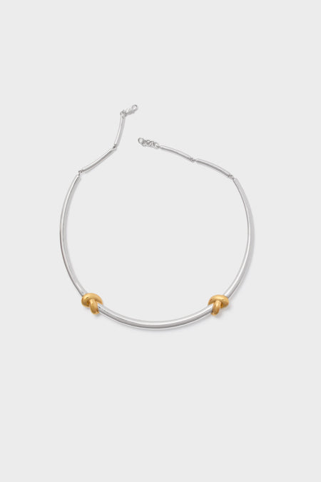 Mixed Lucy Williams Knot Torque Necklace