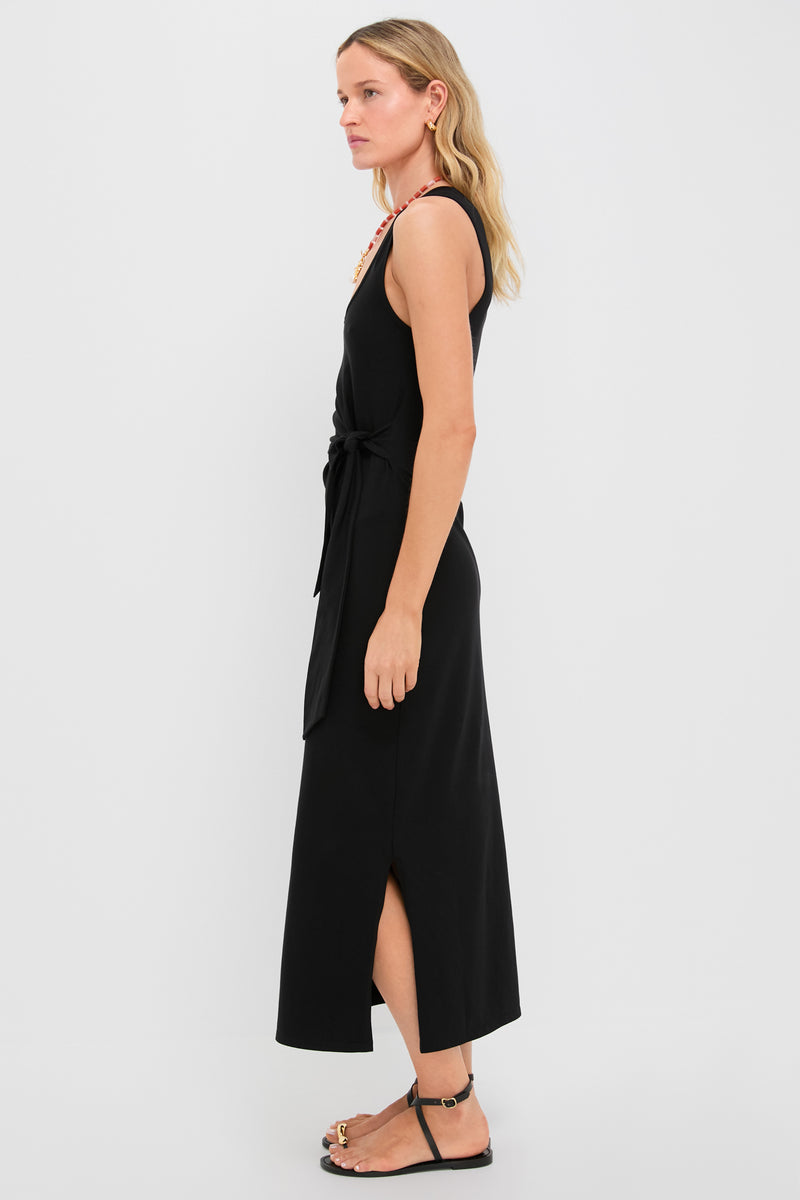Black Uri Twist Dress