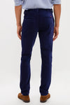 Navy Collins Corduroy Pull-on Trouser (34" Inseam)