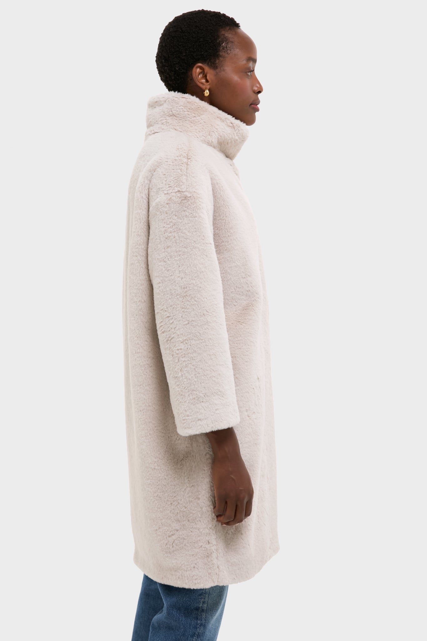 Chantilly Soft Alternative Fur Coat | HERNO