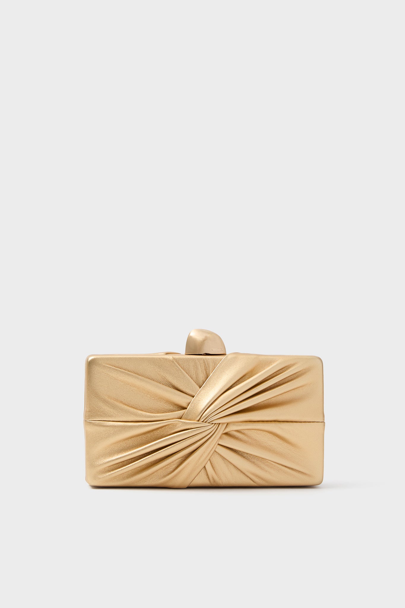 Matte Brass Lisse Clutch | Cult Gaia