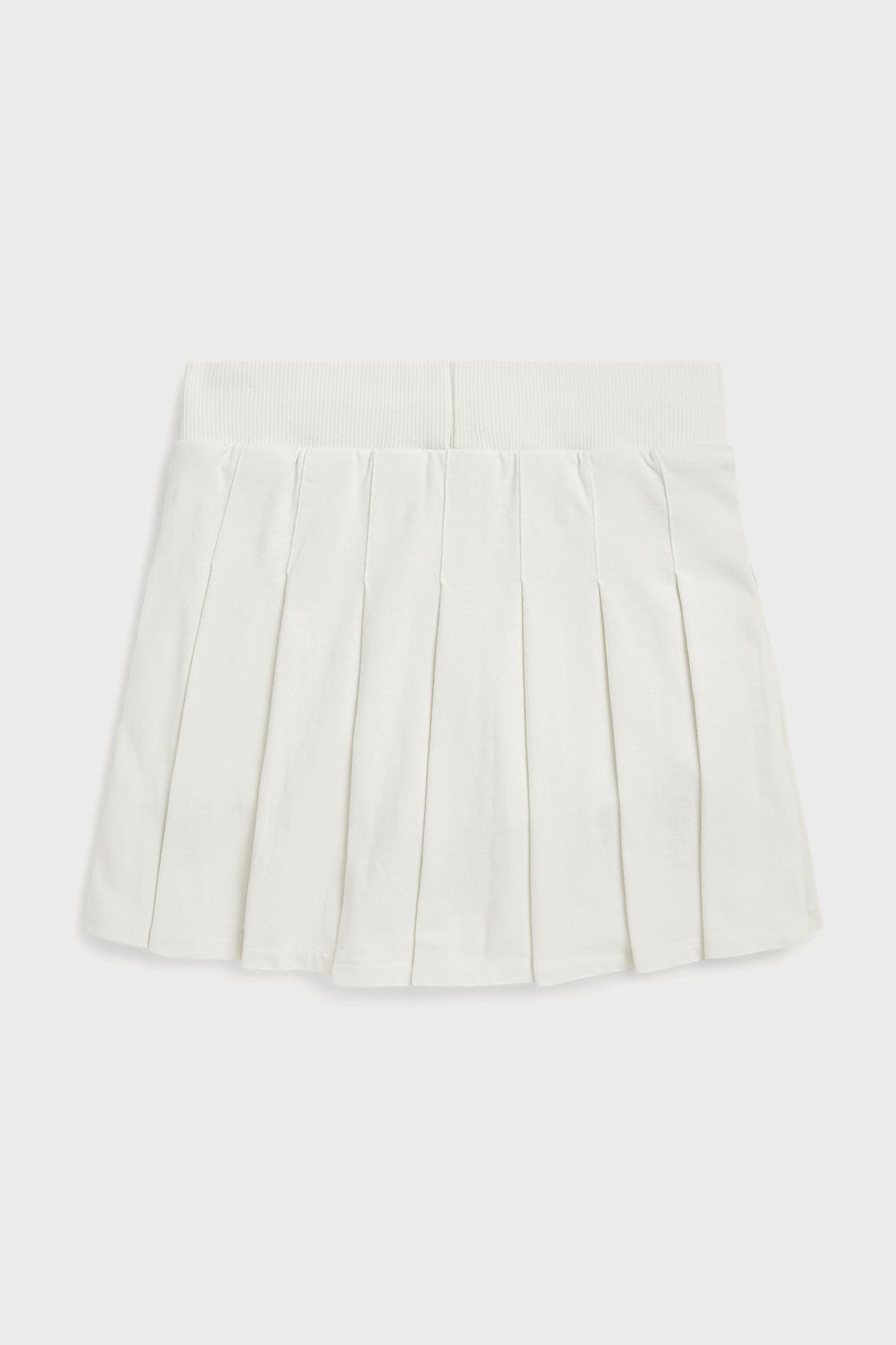 Girls Cotton Jersey Pleated Scooter Skirt
