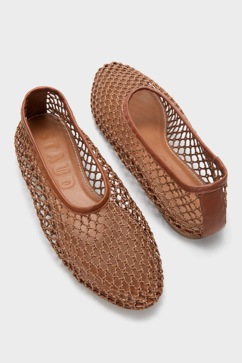 Tan Netting Alba Ballet