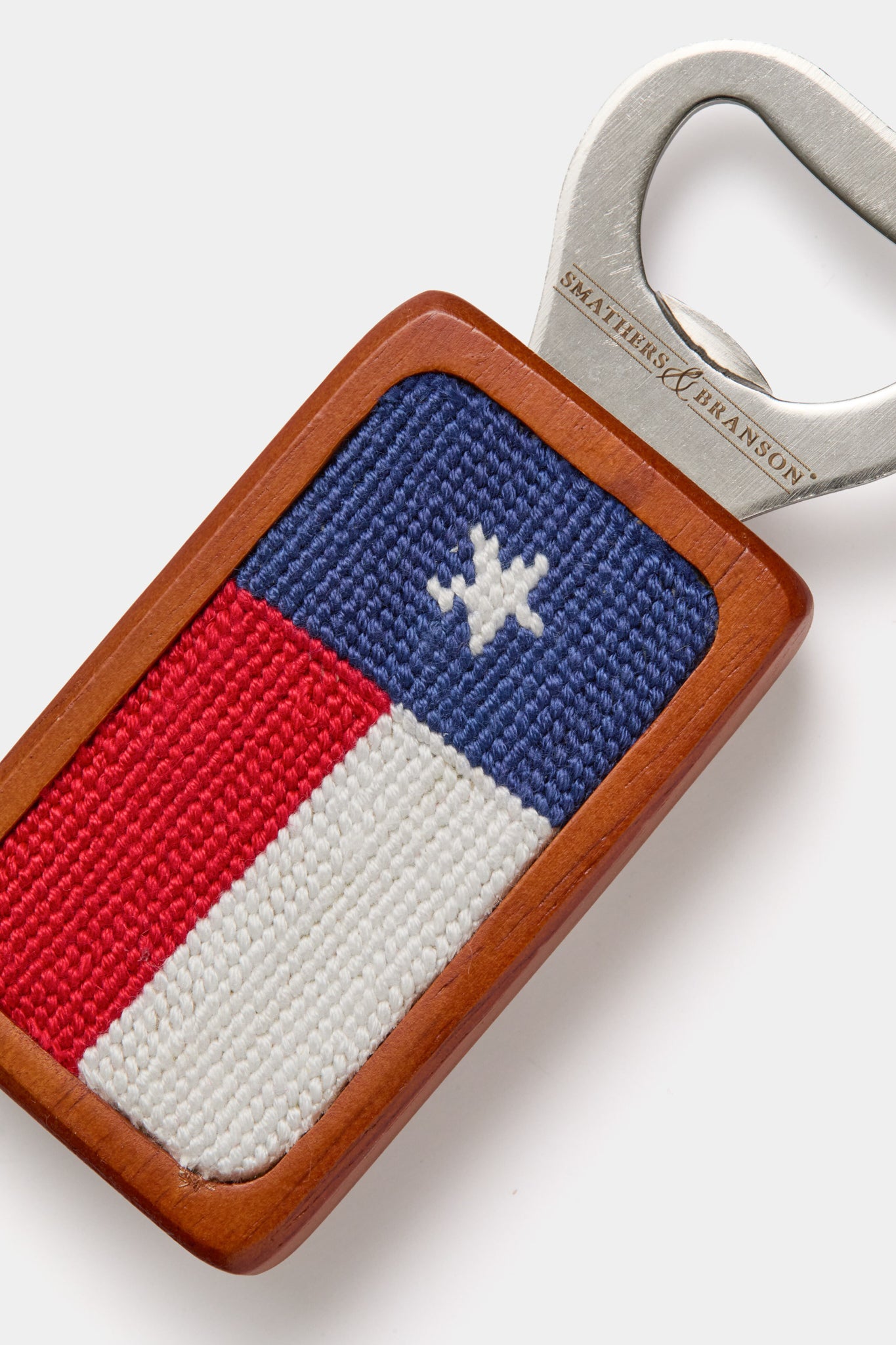 Texas Flag Needlepoint Bottle Opener