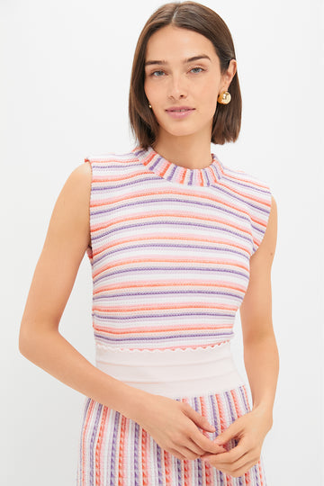 Lilac Multi Campari Top