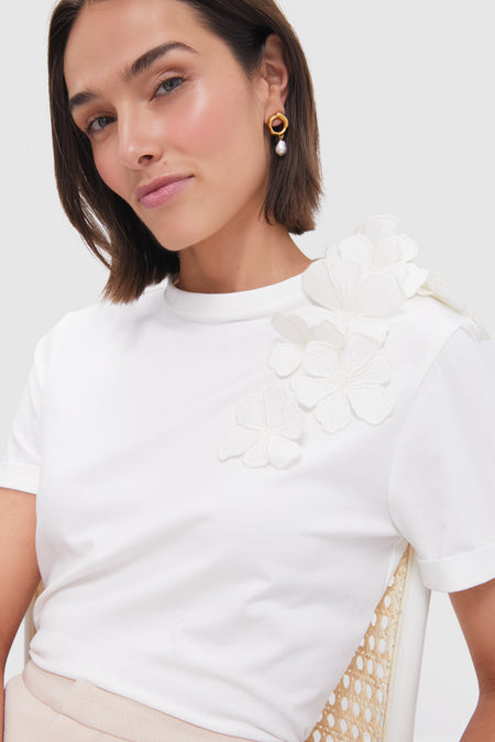 Off White Muchas Cantos Embellished T-Shirt