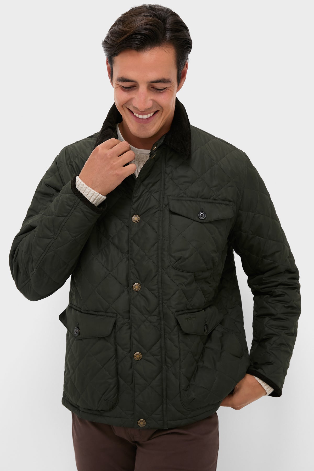 Sage Hornby Quilted Jacket
