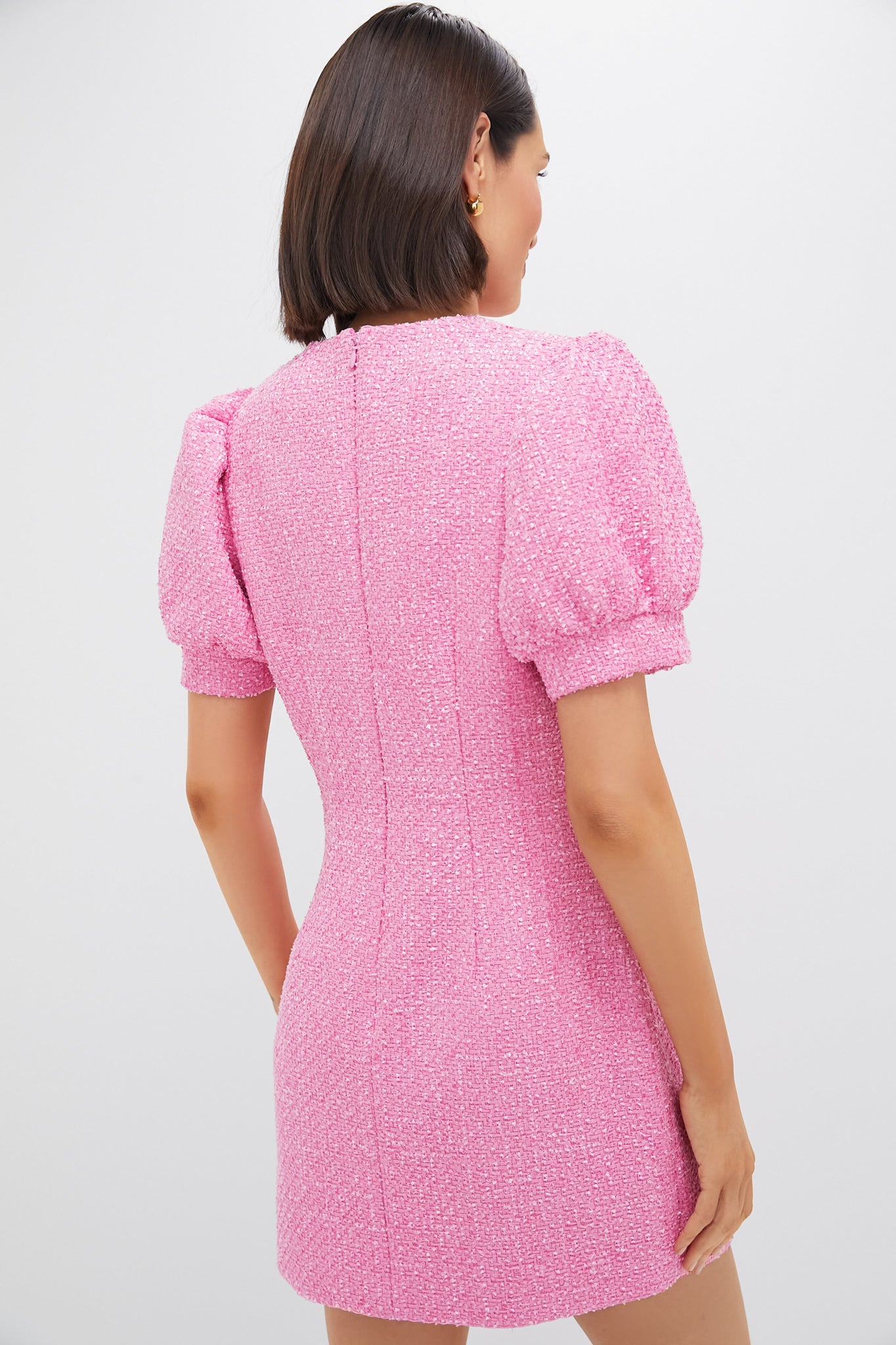 Pink Tweed Kit Mini Dress | Hyacinth House