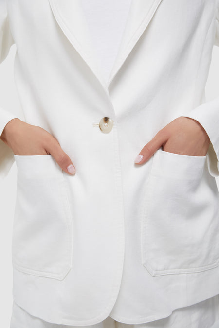 White Asher Blazer