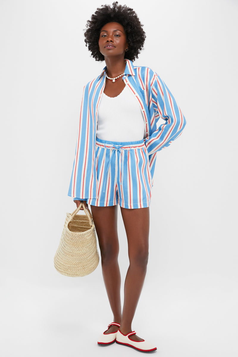 Americana Stripe Charlie Shorts