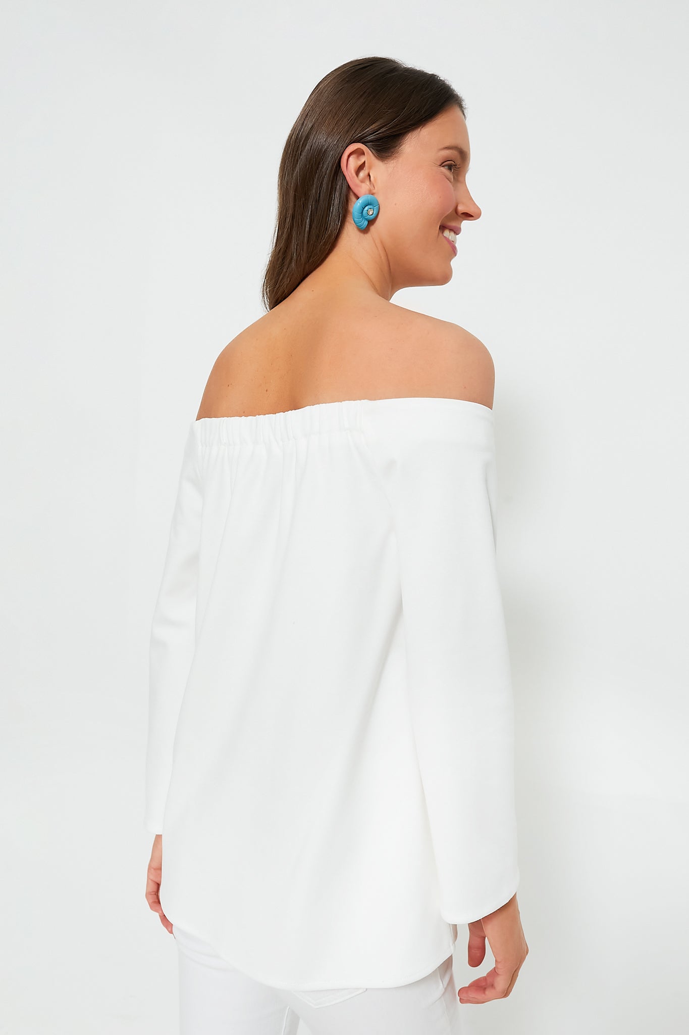 White Miranda Off the Shoulder Blouse | Tuckernuck