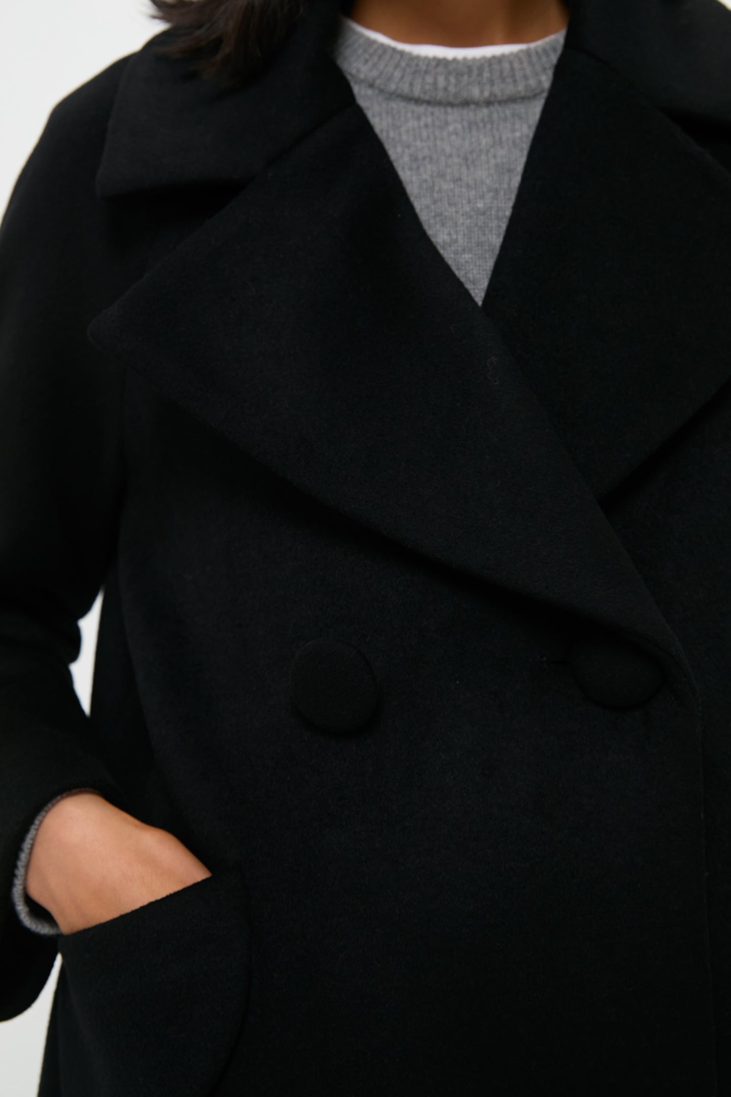 Black Harley Peacoat