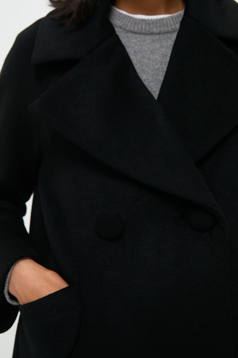 Black Harley Peacoat