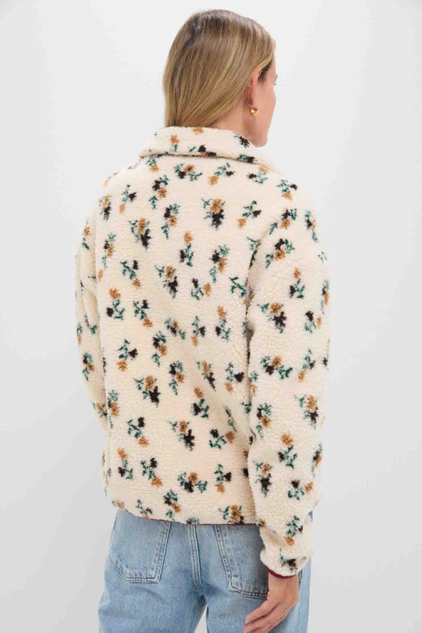 Rust Multi Fleece Aliza Jacket | Saylor