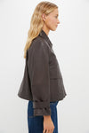 Dark Brown Berbice Leather Jacket