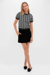 Black Velvet Grace Mini Skort
