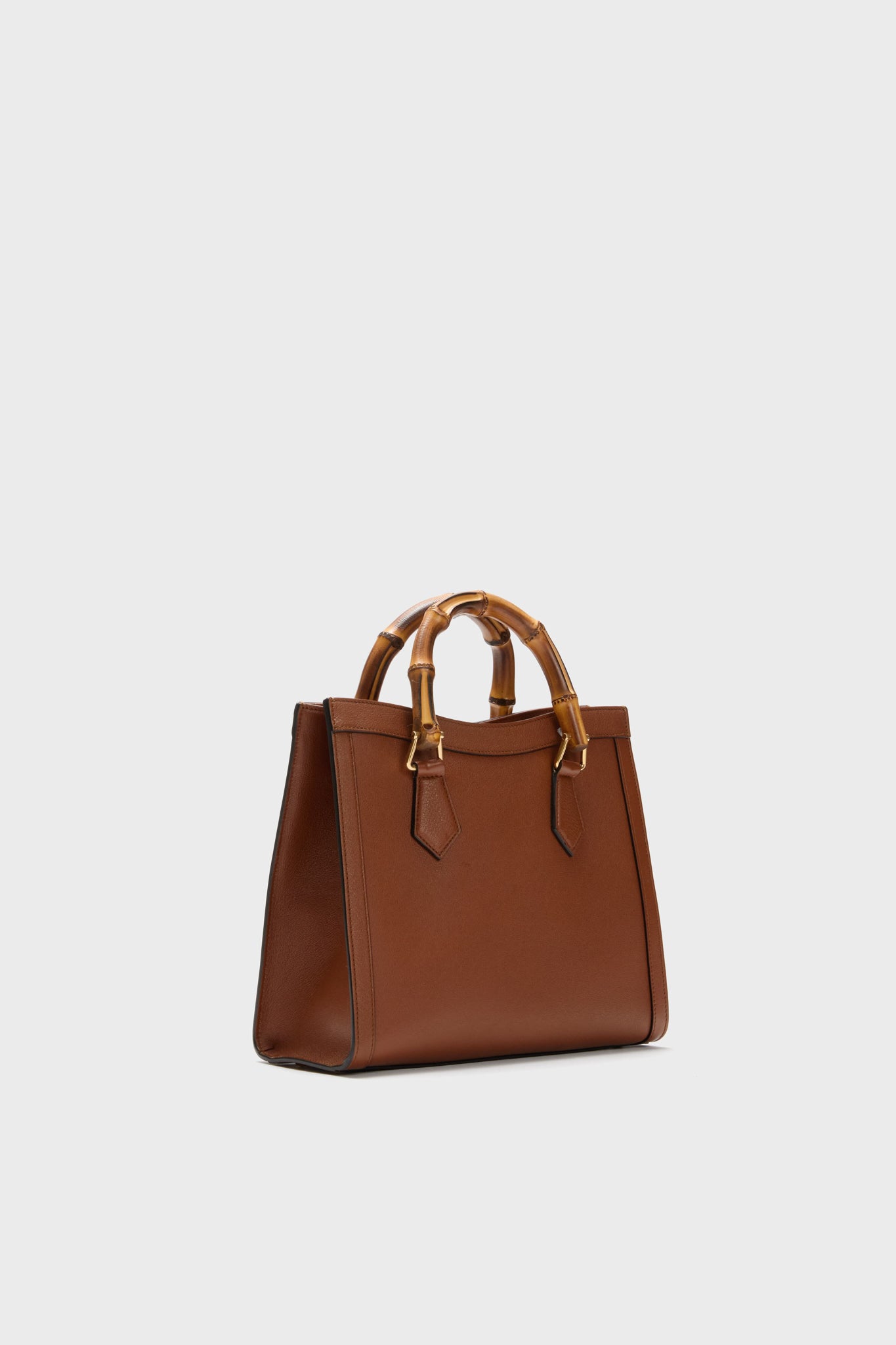 GUCCI Brown Bamboo Diana 2 Way Handbag