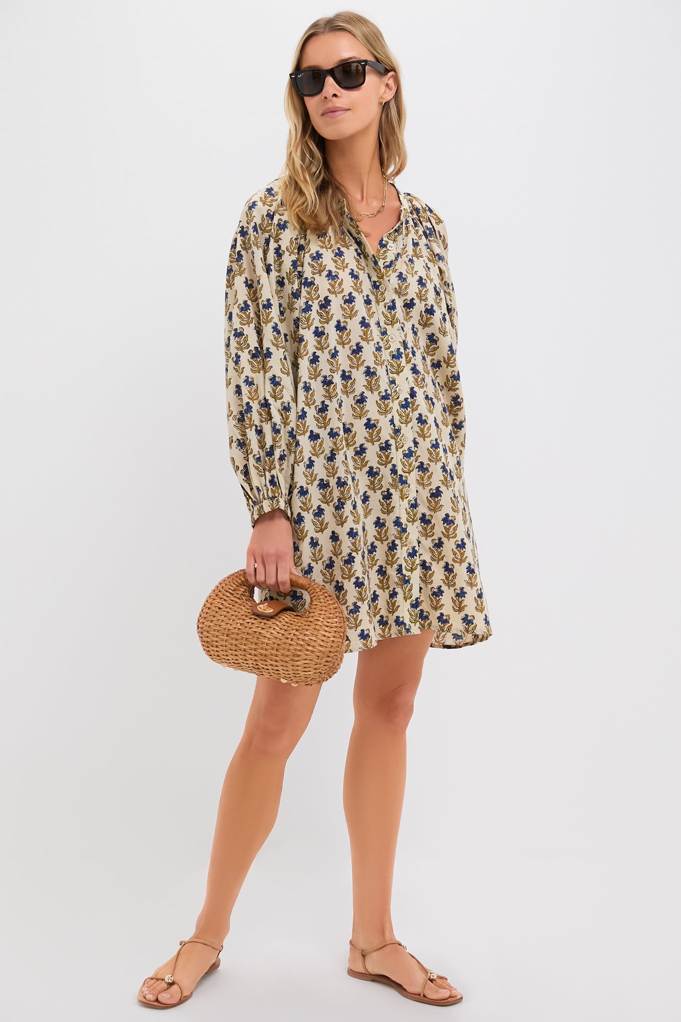 The Golden Print Minka Dress