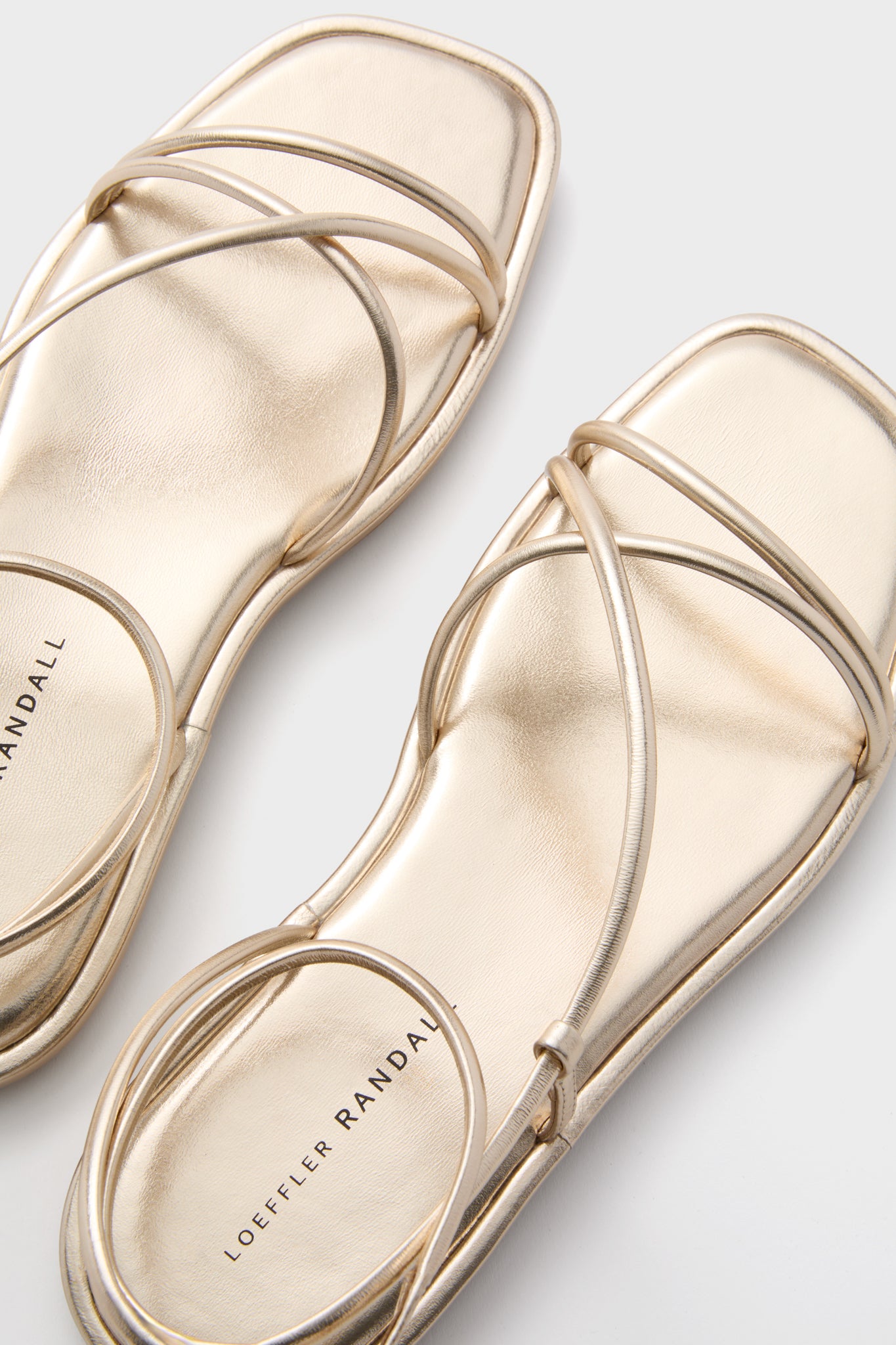 Champagne Nappa Noor Sandals