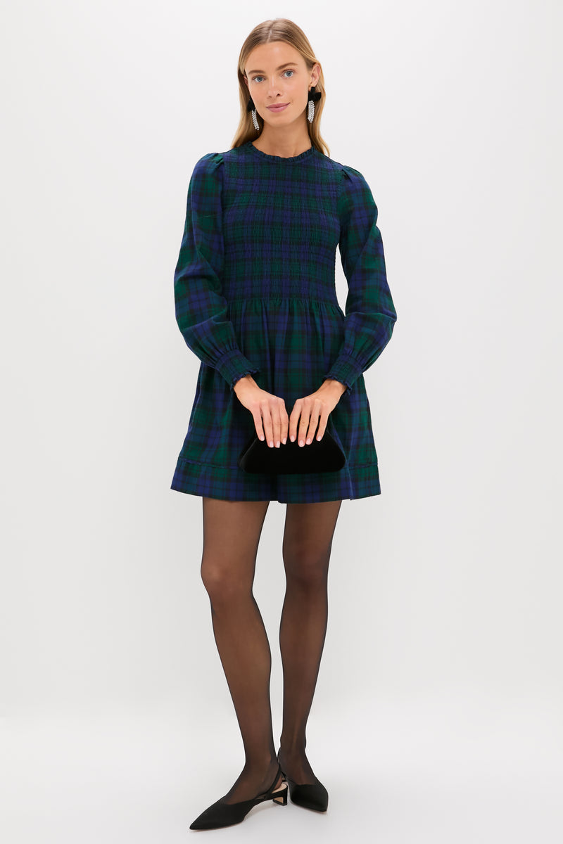 Blackwatch Tartan Lilia Mini Nap Dress