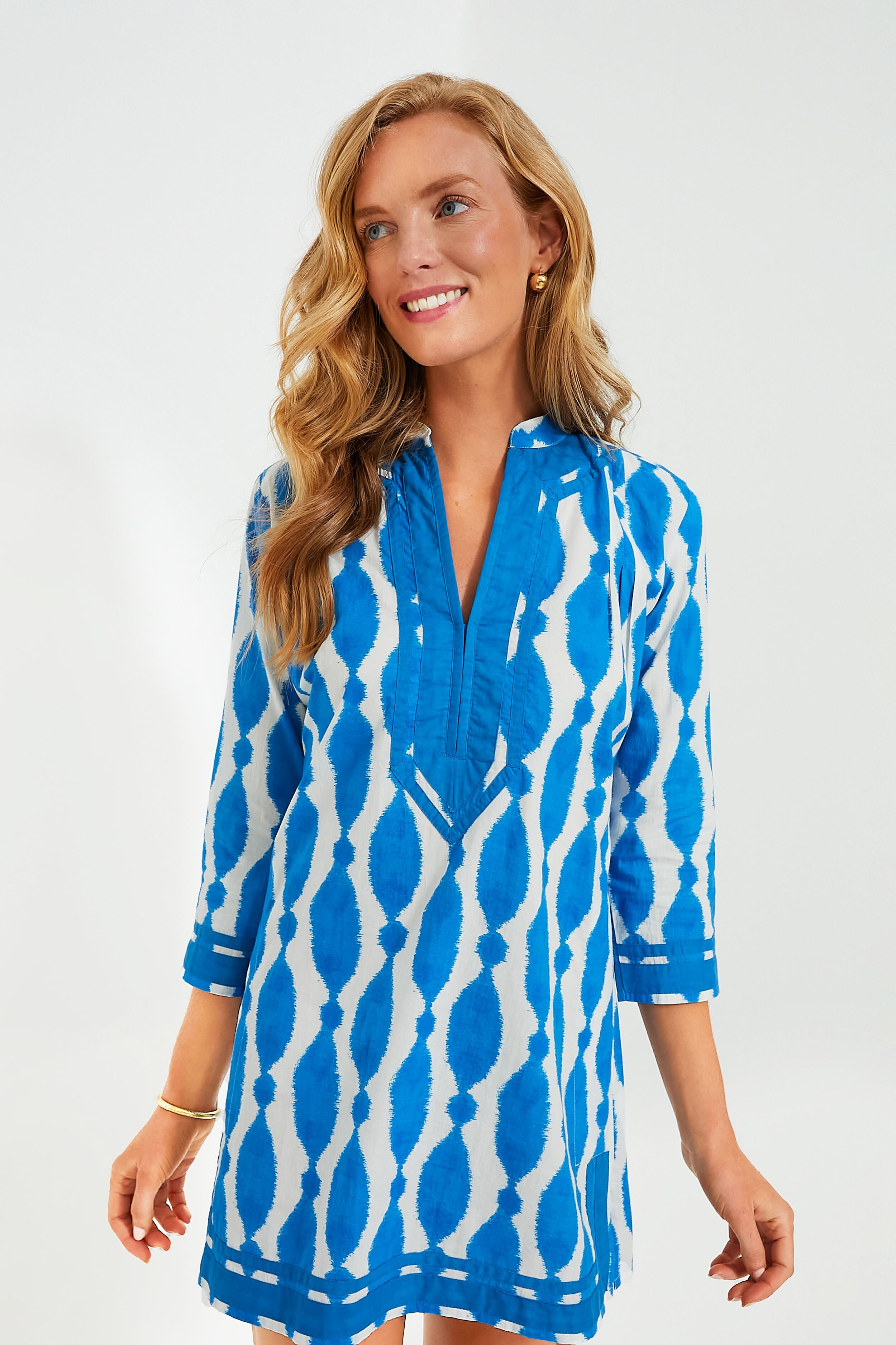 Blue Jalapa Tokyo Short Kurta Dress | Ro’s Garden