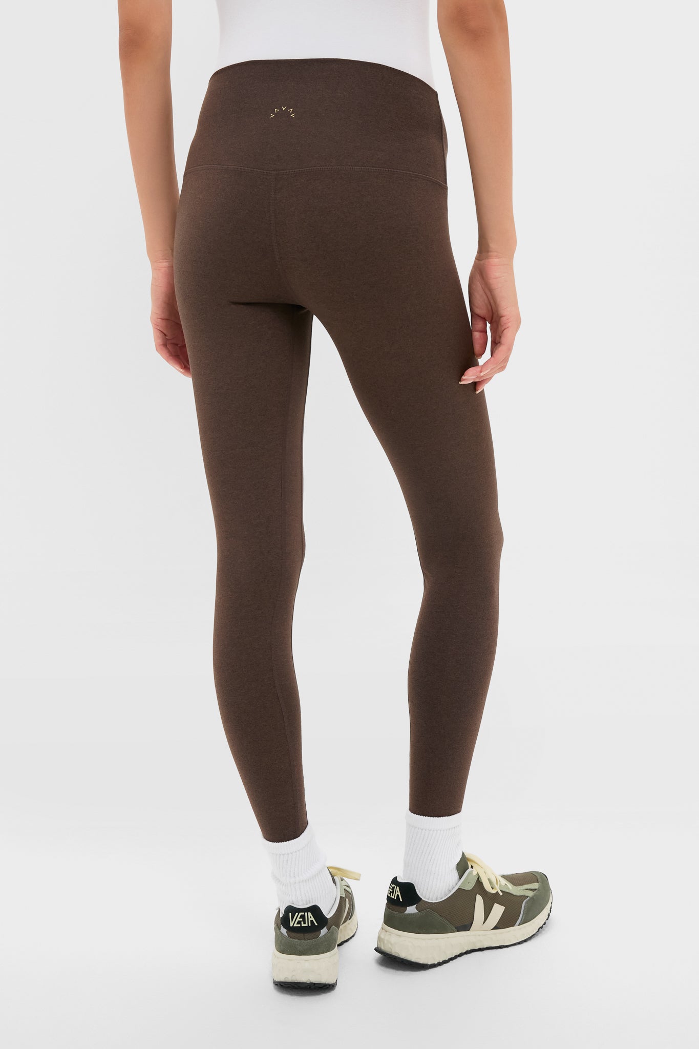 Deep Chocolate Marl Always Warm Stirrup Legging