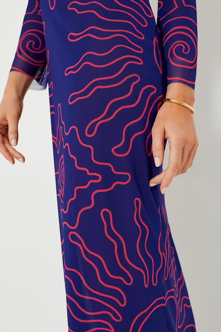 Oasis Azul Tania Dress