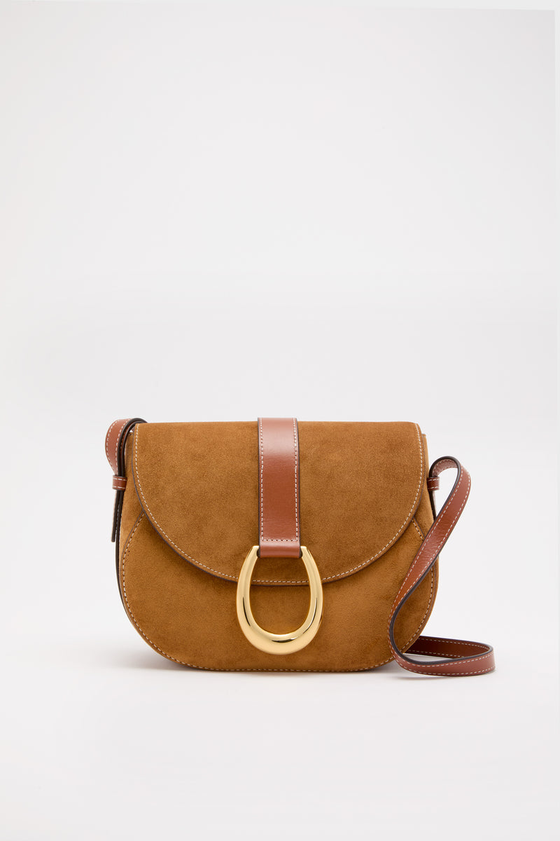 Tan Bella Saddle Bag