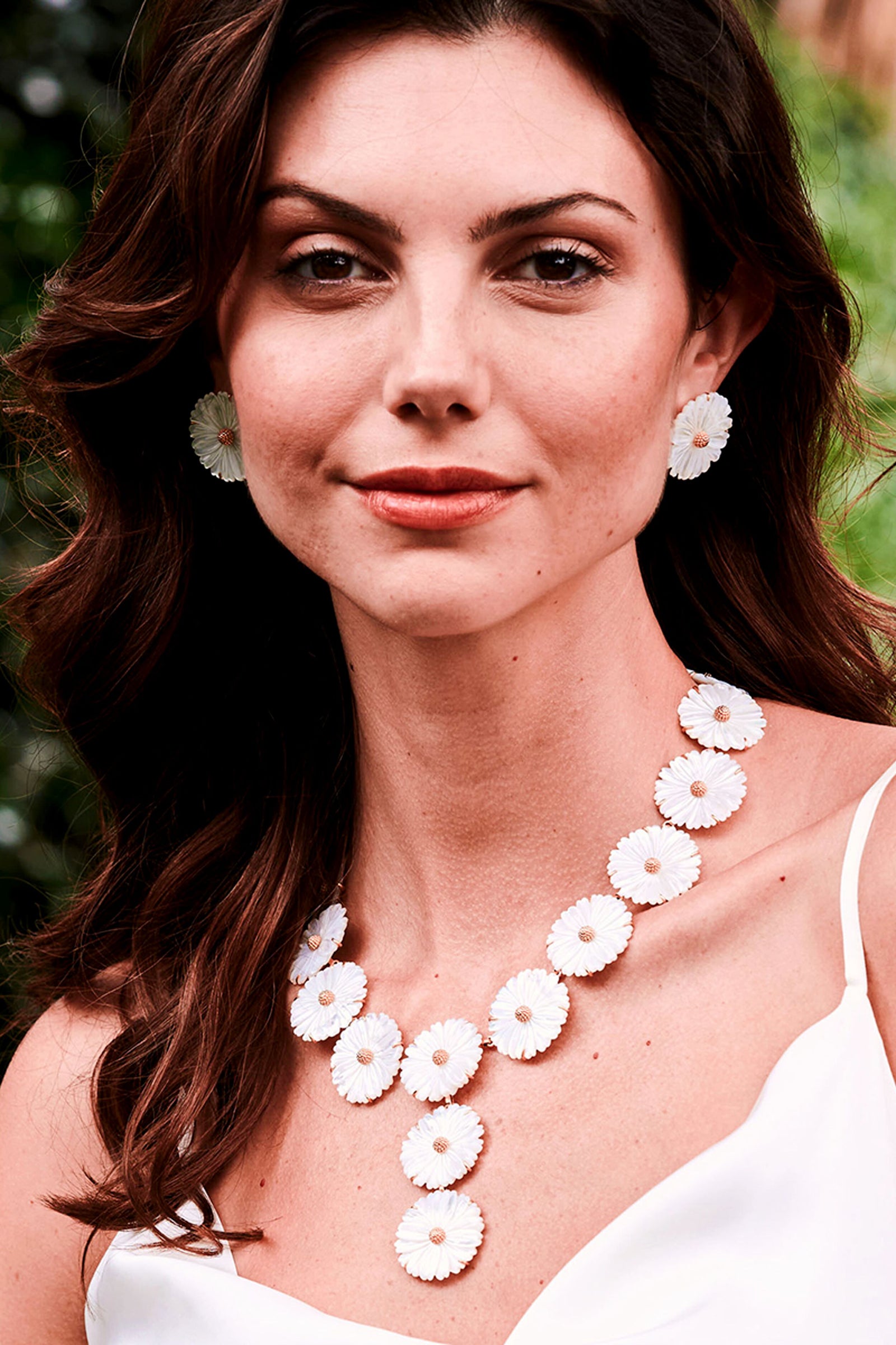 Mermaid Garden Blossom Stud Earrings